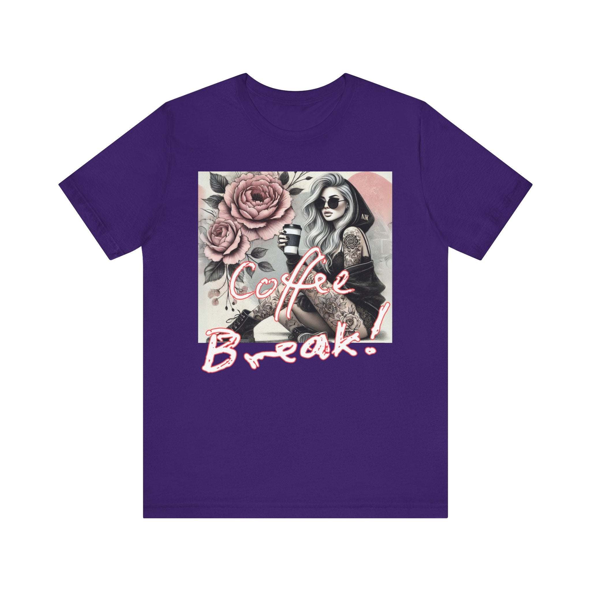 Coffee Break Unisex Jersey Short Sleeve Tee